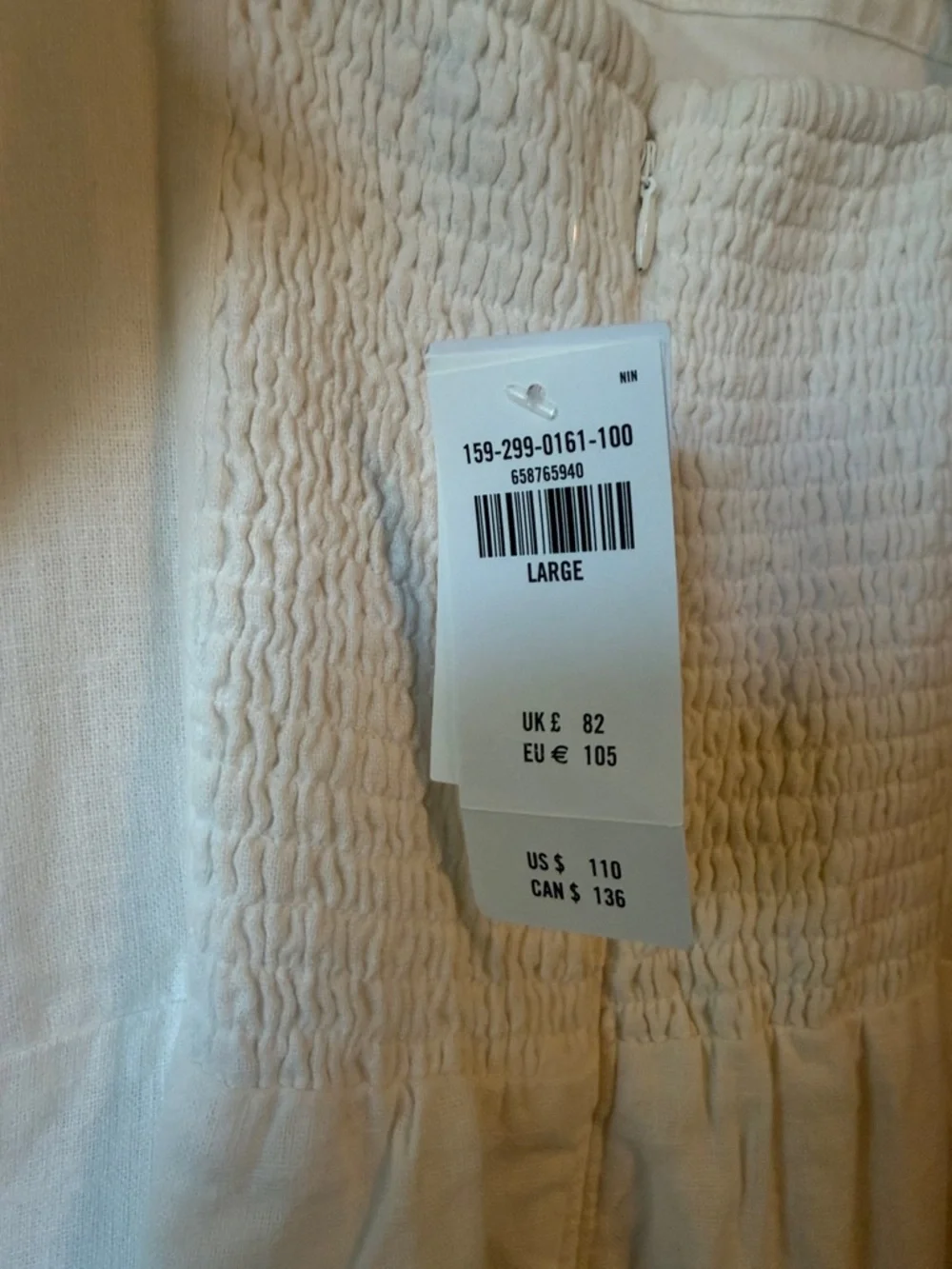 Abercrombie & Fitch White Maxi Dress